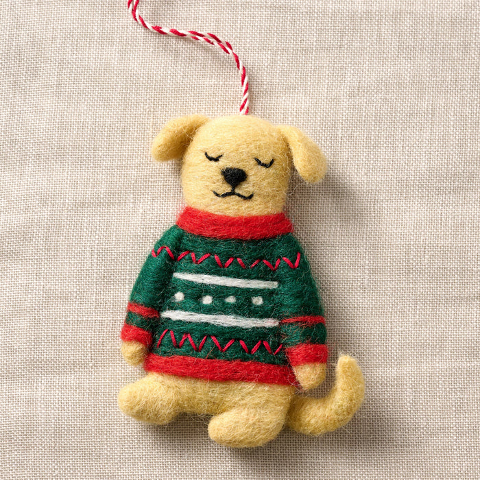 Tyana Ugly Sweater Dog Ornament 3
