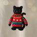 Kalo Ugly Sweater Cat Ornament thumbnail 1