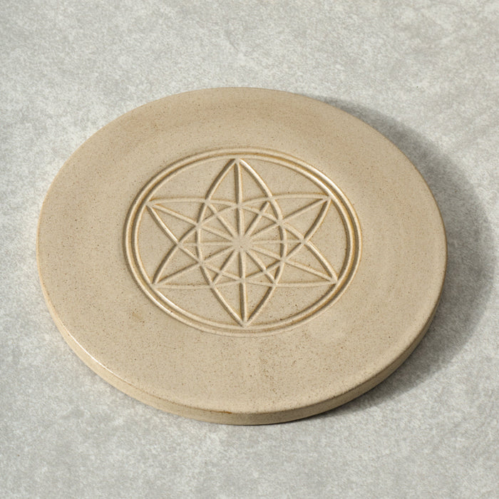 Sacred Geometry Ceramic Trivet 1