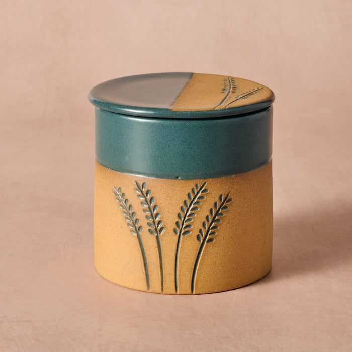 Mato Wheat Stalk Butter Crock 1