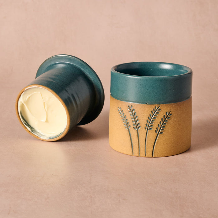 Mato Wheat Stalk Butter Crock 4