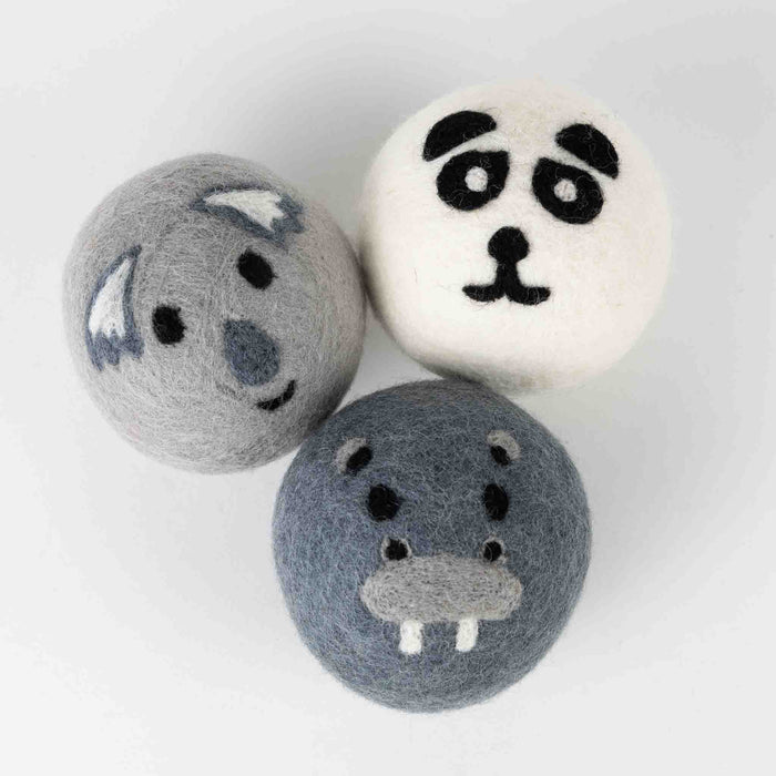 Eco Friendly Wool Dryer Ball - Panda 2