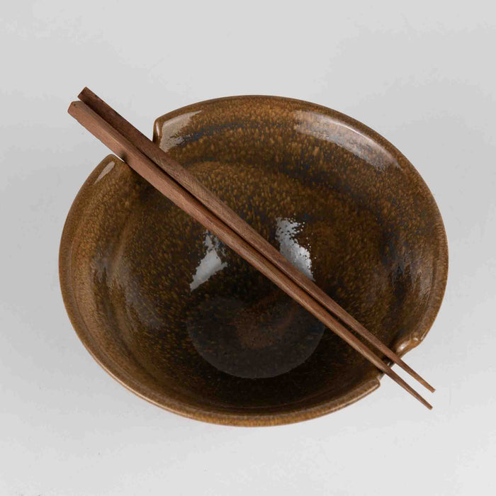 Chopsticks & Terracotta Bowl Set 6