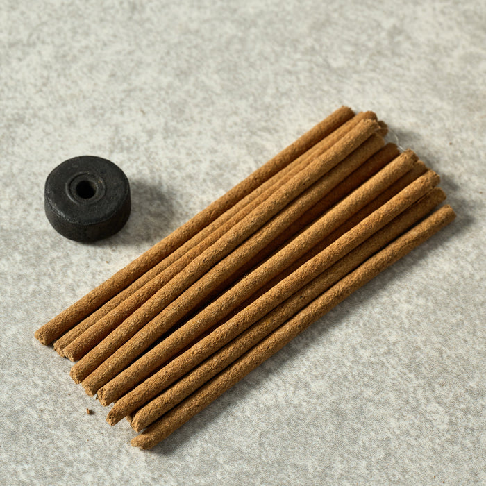 Myrrh Incense Sticks & Holder - Set of 15 2