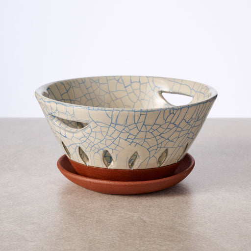 Ciya Blue Crackle Berry Bowl