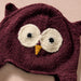 Bina Eggplant Owl Beanie - Adult thumbnail 3