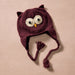 Bina Eggplant Owl Beanie - Kids thumbnail 1