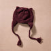 Bina Eggplant Owl Beanie - Kids thumbnail 4