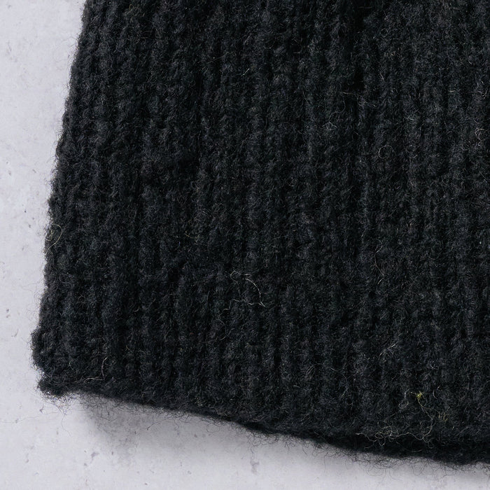 Coal Wool Knit Hat 3