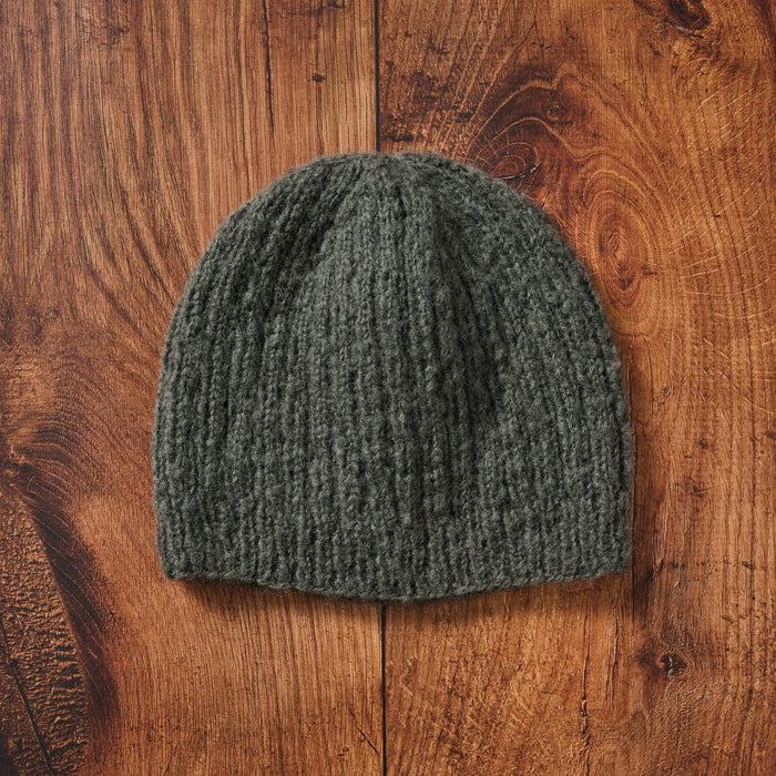 Slate Wool Knit Hat 1