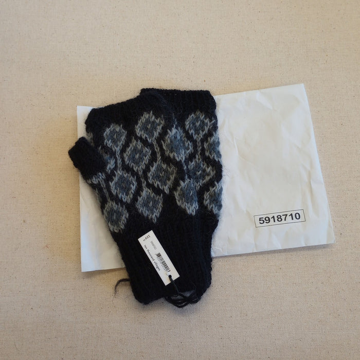 Winter Night Wool Wrist Warmers 6