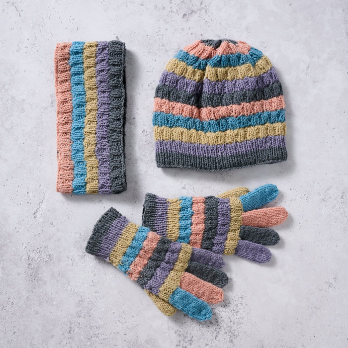 Pastel Stripes Wool Hat 5