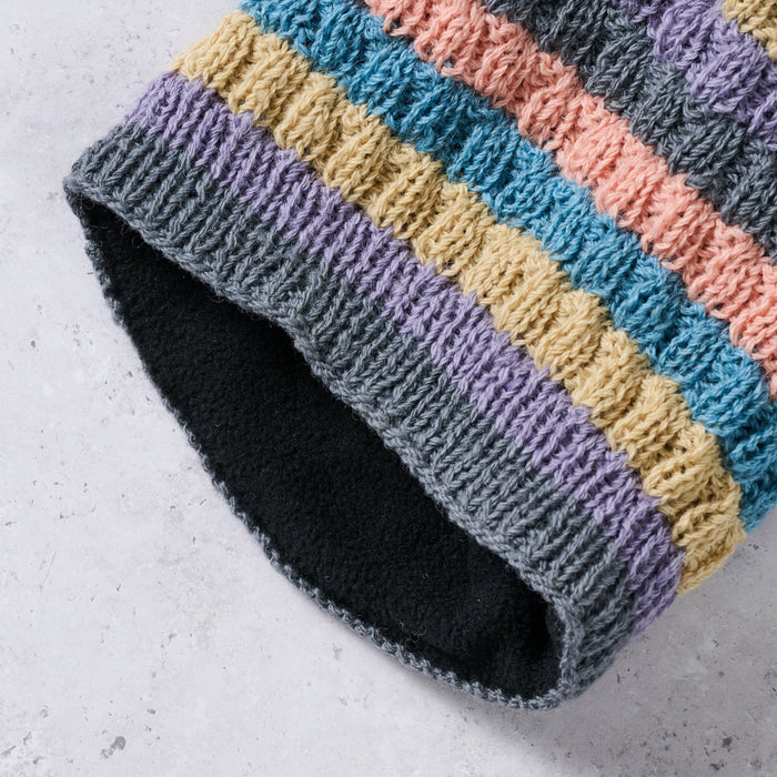 Pastel Stripes Wool Hat 4