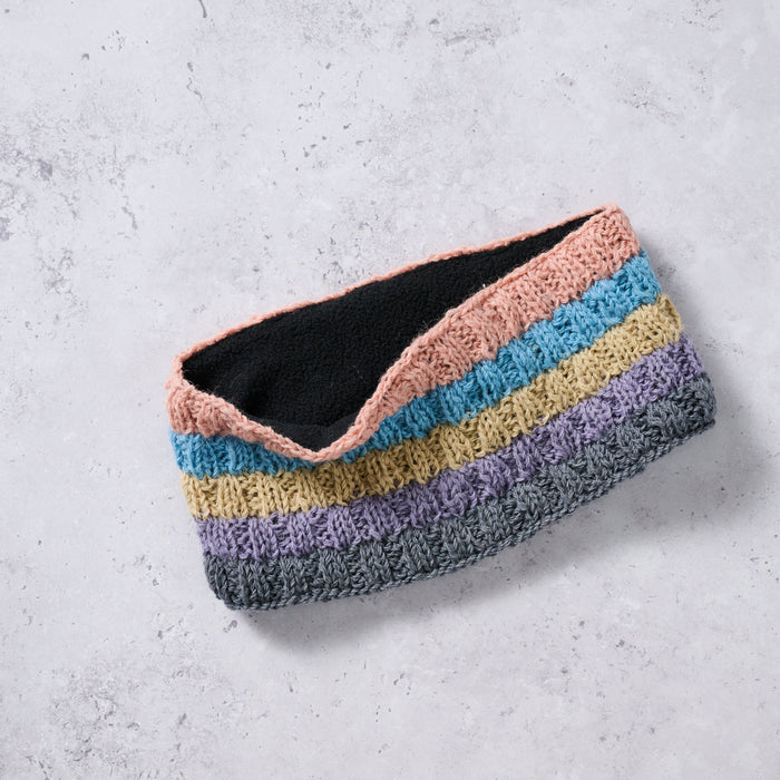 Pastel Stripes Wool Headband 4