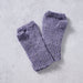 Purple Cable Knit Wrist Warmers thumbnail 4