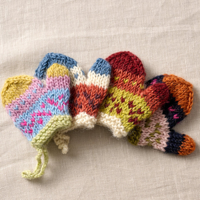 Mitho Mini Mitten Ornament - Set of 10 2