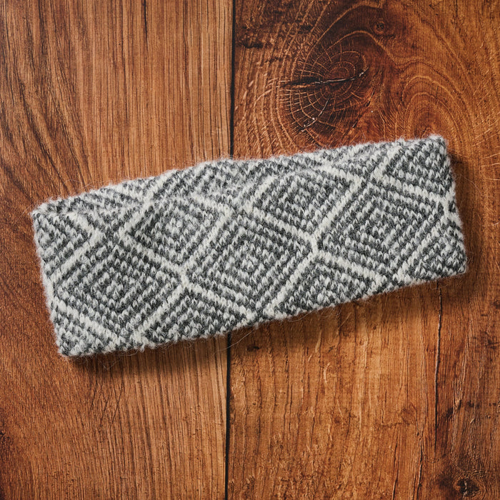 Geometric Alpaca Wool Headband 2