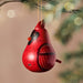 Cardinal Gourd Ornament thumbnail 2
