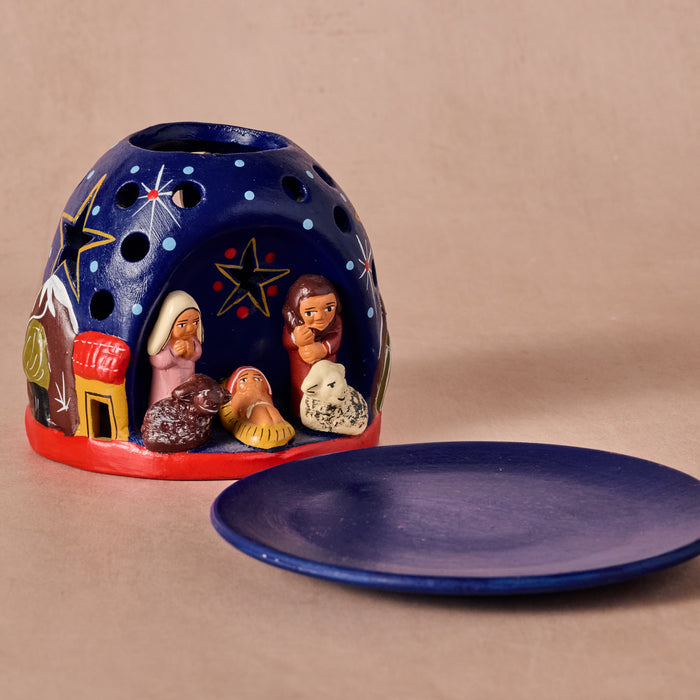 Mountain Tea Light Nativity 4