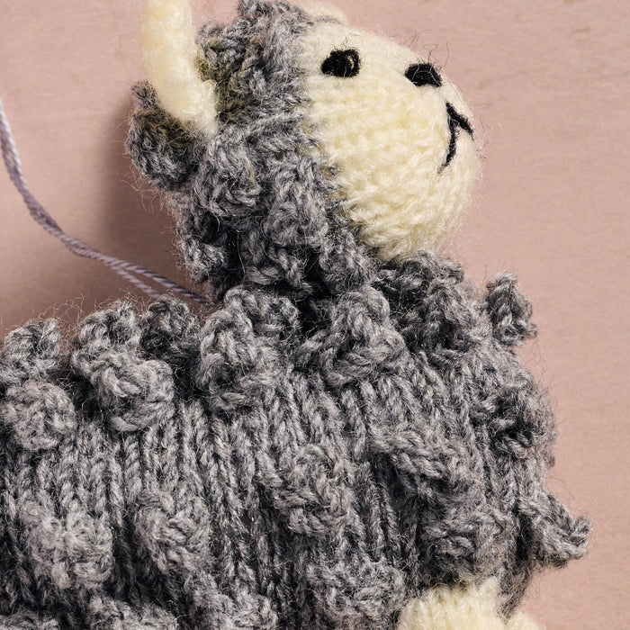 Miski Wool Sheep Ornament 3