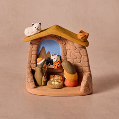 Cat Lover's Nativity - Ten Thousand Villages