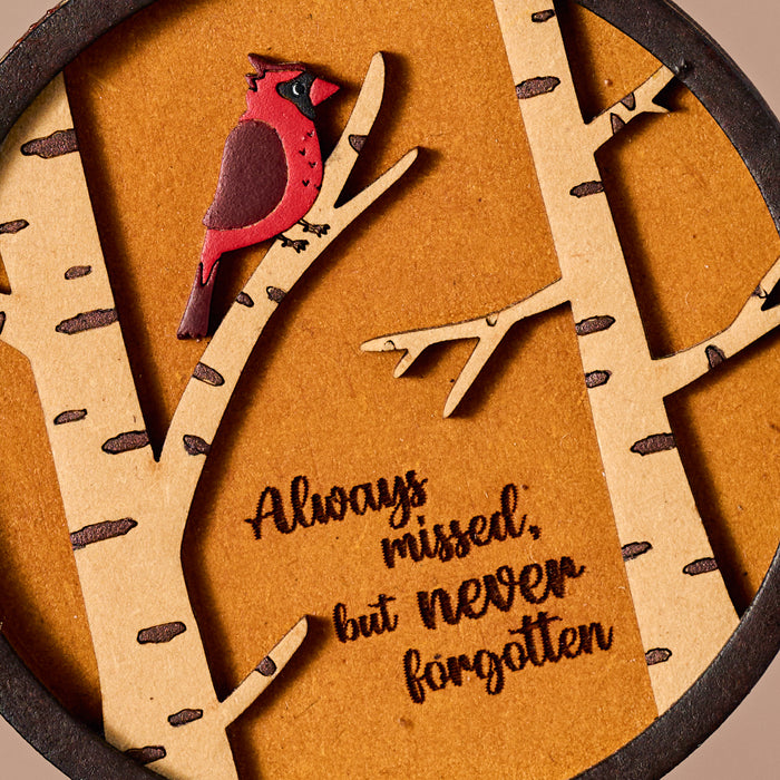 Here With Us Cardinal Ornament 3