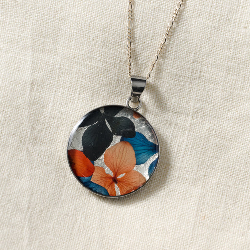 Antonella Flower Petal Pendant Necklace