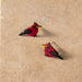 Carmesi Cardinal Gourd Earrings thumbnail 1