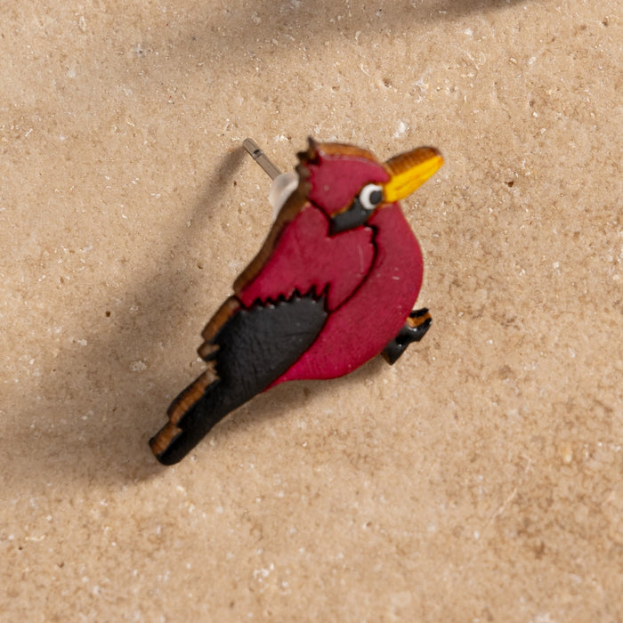 Carmesi Cardinal Gourd Earrings 4