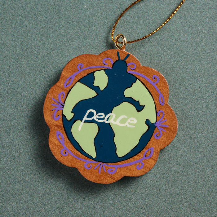 Peace On Earth Globe Ornament - Collectible 2024 4