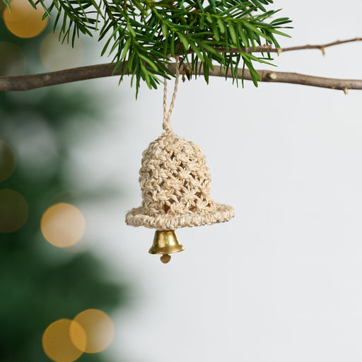 Macrame Bell Ornament