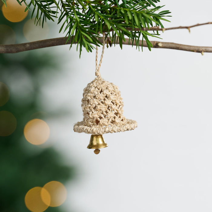 Macrame Bell Ornament 1