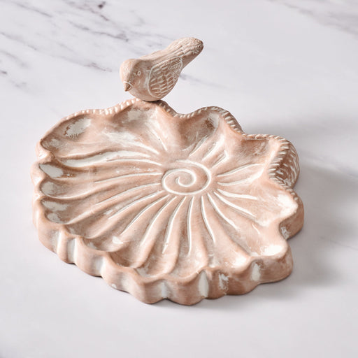 Palaka Lotus Clay Bird Feeder