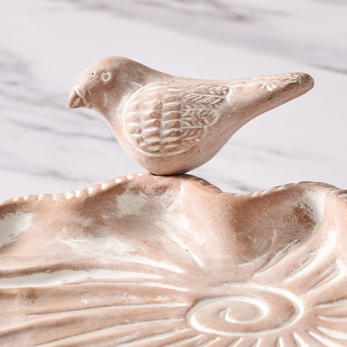 Palaka Lotus Clay Bird Feeder 2