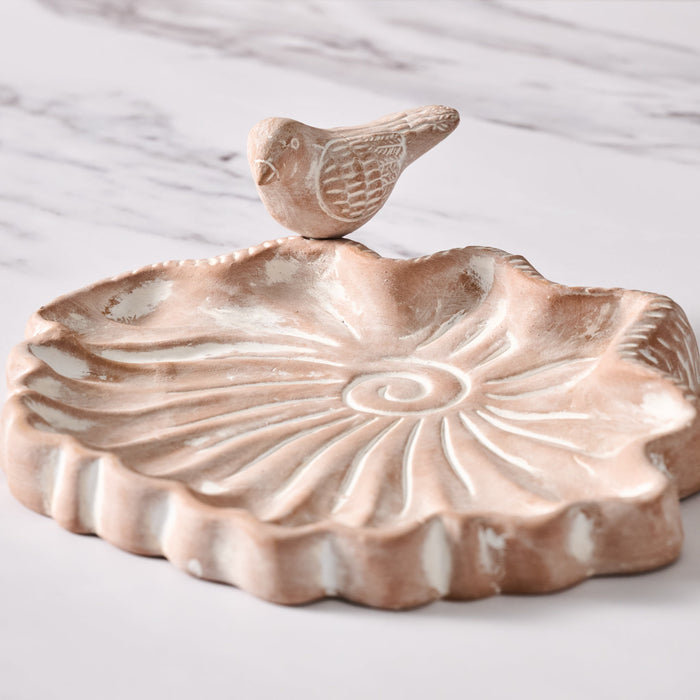 Palaka Lotus Clay Bird Feeder 3