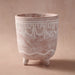 Jibana Etched Terracotta Planter - 7.5"D thumbnail 1