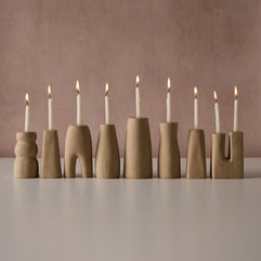 Prakasa Modern Terracotta Menorah