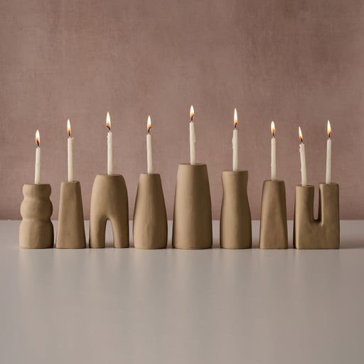 Prakasa Modern Terracotta Menorah