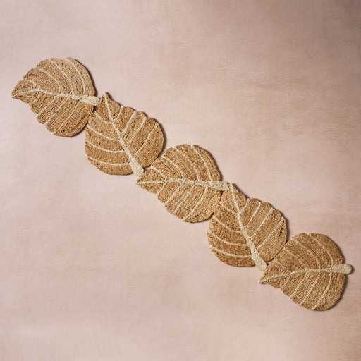 Sarat Jute Leaf Table Runner