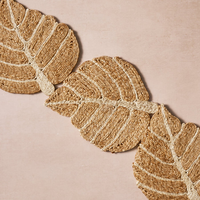 Sarat Jute Leaf Table Runner 3