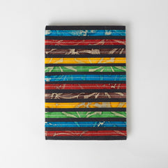 Bright Striped Batik Journal