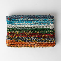 Kajol Handknit Sari Drop-In Bag - Assorted Colors