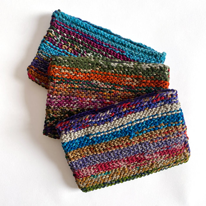 Kajol Handknit Sari Drop-In Bag - Assorted Colors 3