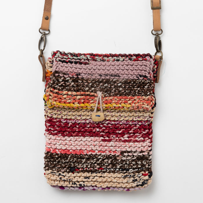 Naisha Sari Handknit Crossbody Bag - Assorted Colors 3
