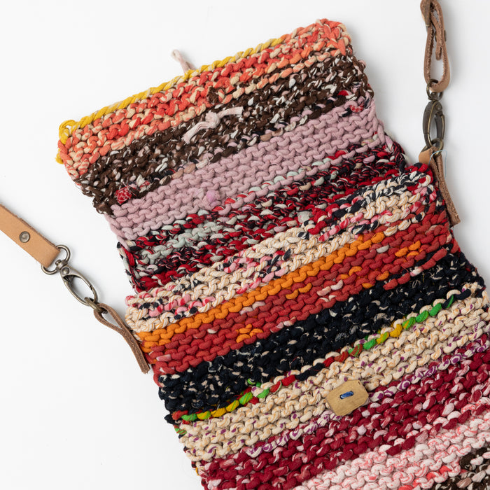 Naisha Sari Handknit Crossbody Bag - Assorted Colors 4