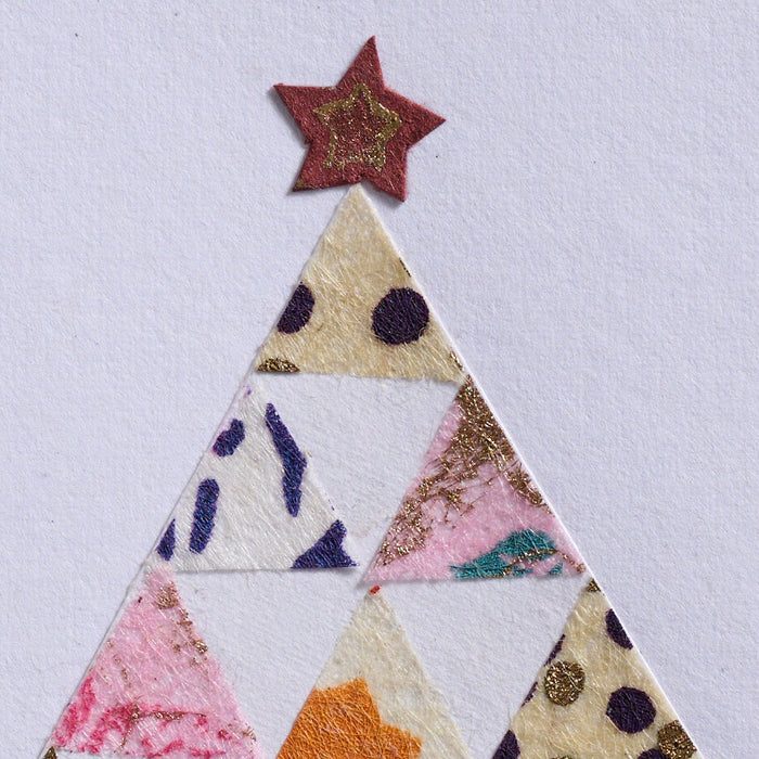 Tree of Triangles Christmas Card 2