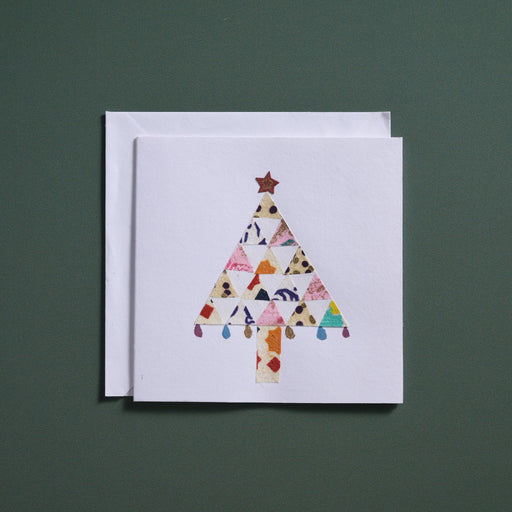 Tree of Triangles Christmas Card