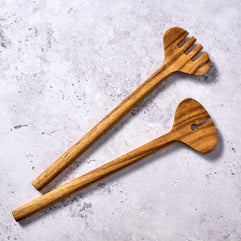 Albesia Wood Salad Servers