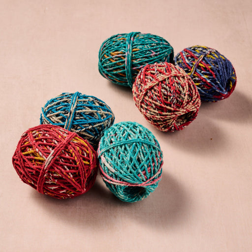Recycled Sari Twine Balls