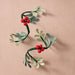 Ullasa Holly SIlk Paper Napkin Rings - Set of 2 thumbnail 1